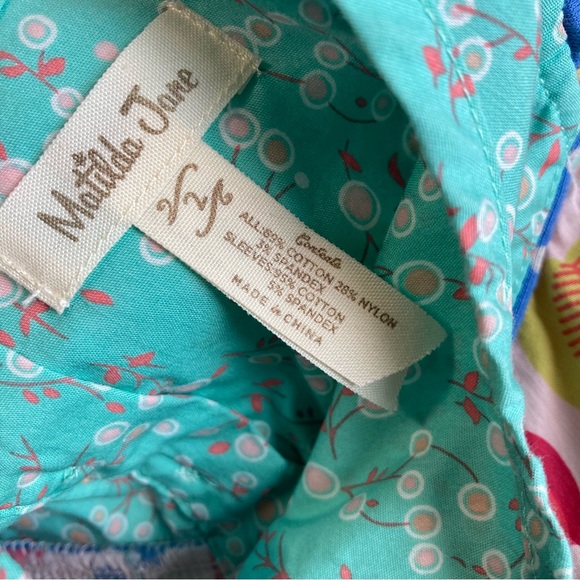 Matilda Jane | Lucia Top “Shabby Apple” with apple designs sz 2 - Picture 5 of 9